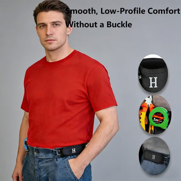 HAILTH Tactical Metal Hook Elastic Belt (2 PCS)