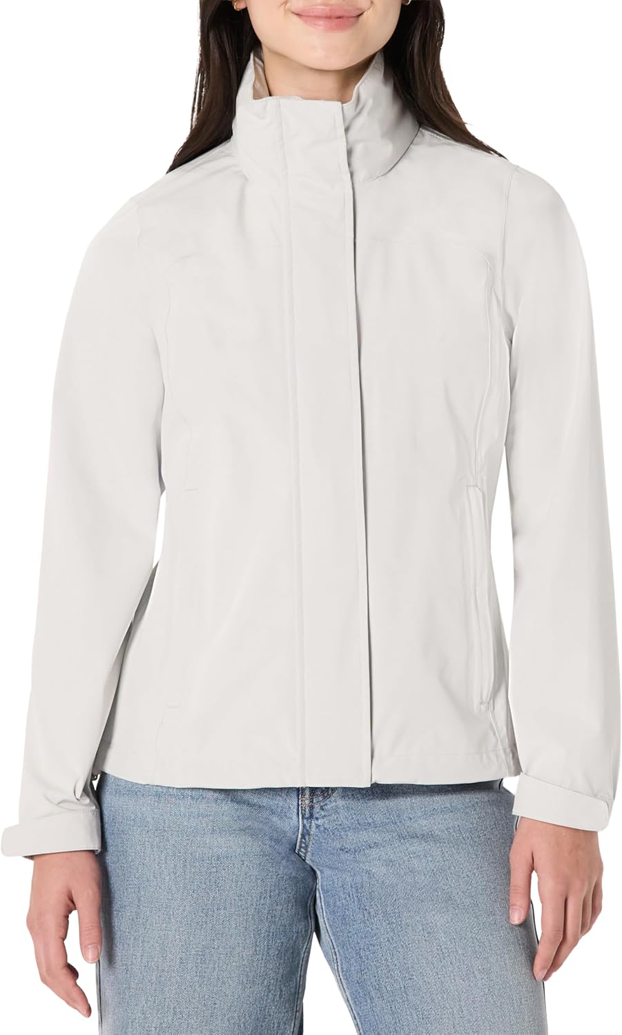 Women's Regular-Fit Packable Lightweight Waterproof Rain Jacket