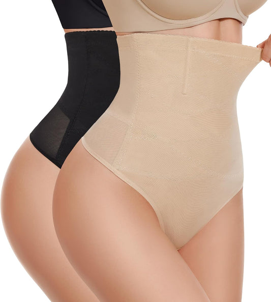 Thong Shapewear Tummy Control - High Waisted Body Shaper Panties Girdle Compression Stomach Shapewear Underwear