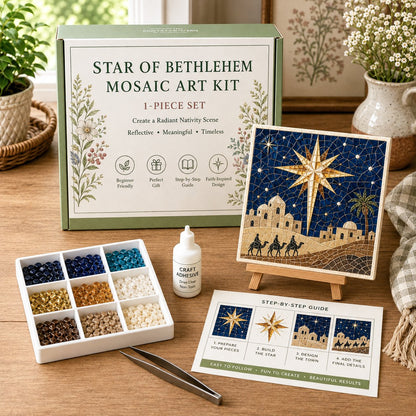 Nativity Sea Glass Art Kit