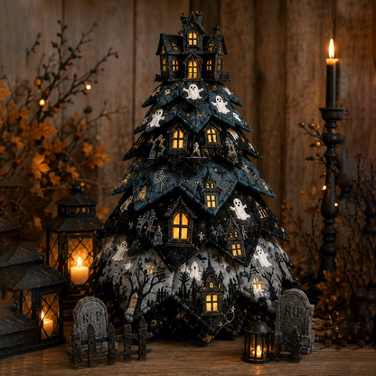 DIY Halloween Quilted Fabric Tree Kit(📦Buy 2 Free Shipping)