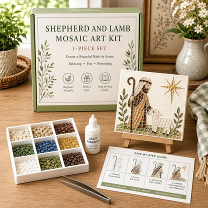 Nativity Sea Glass Art Kit