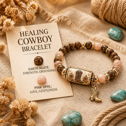 Western Horse Guardian Crystal Bracelet👍
