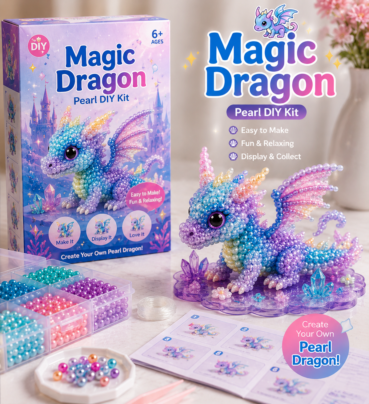 12 Magical Ocean Friends DIY Kit – Create Your Own Adorable Sea Creatures!