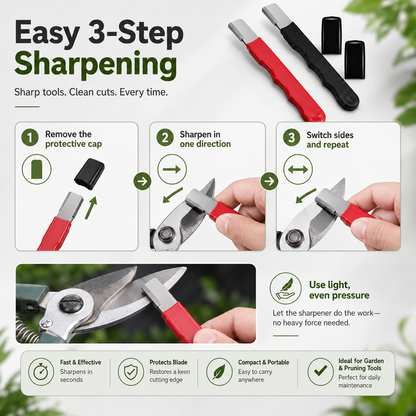 🔪 3-in-1 Knife Sharpener – Restore Blades Fast