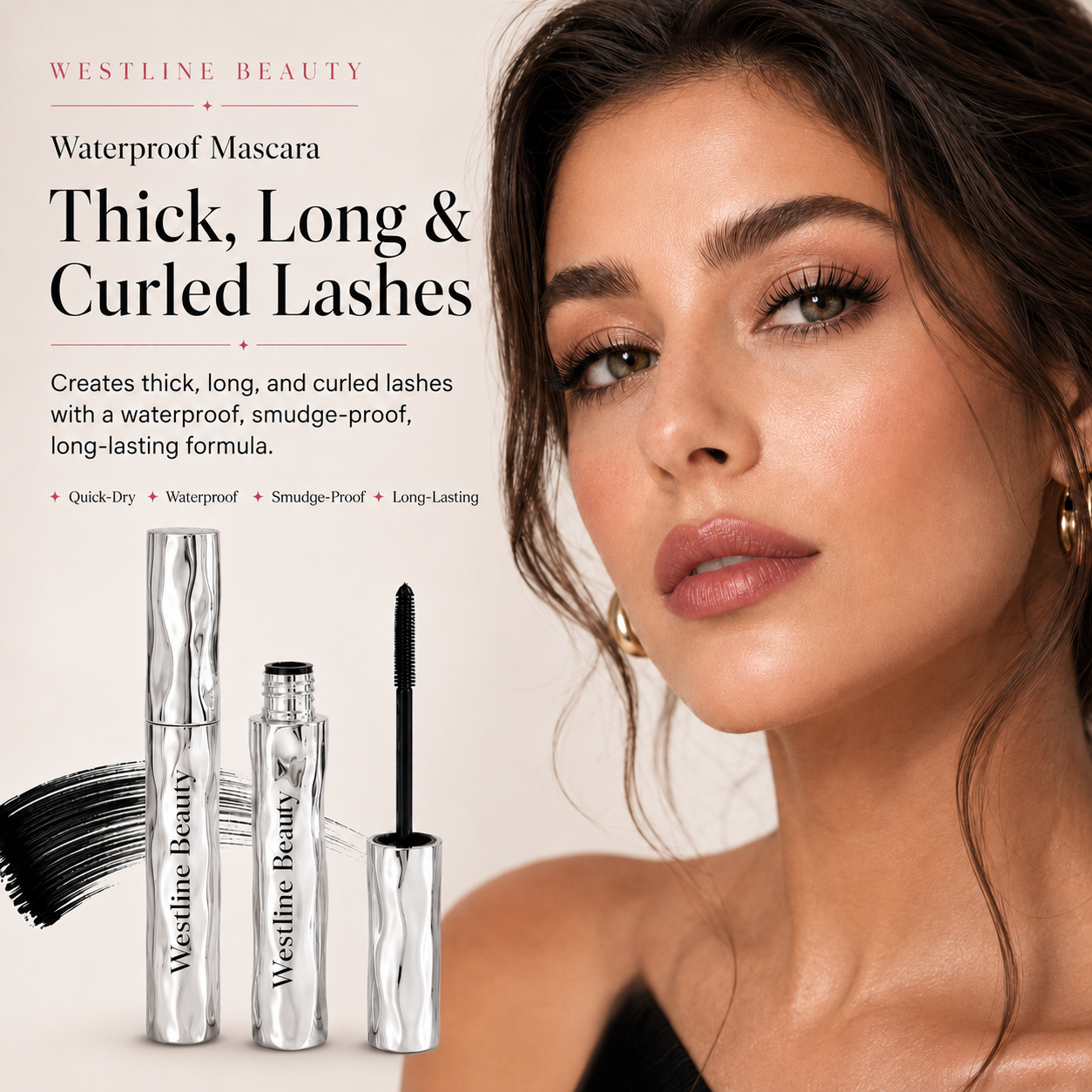 Waterproof Curling & Lengthening Mascara