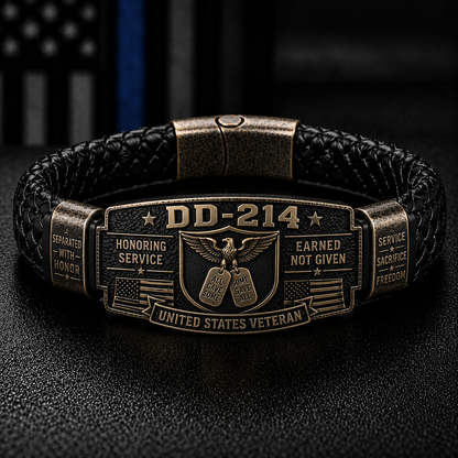 DD-214 Veteran Honor Bracelet
