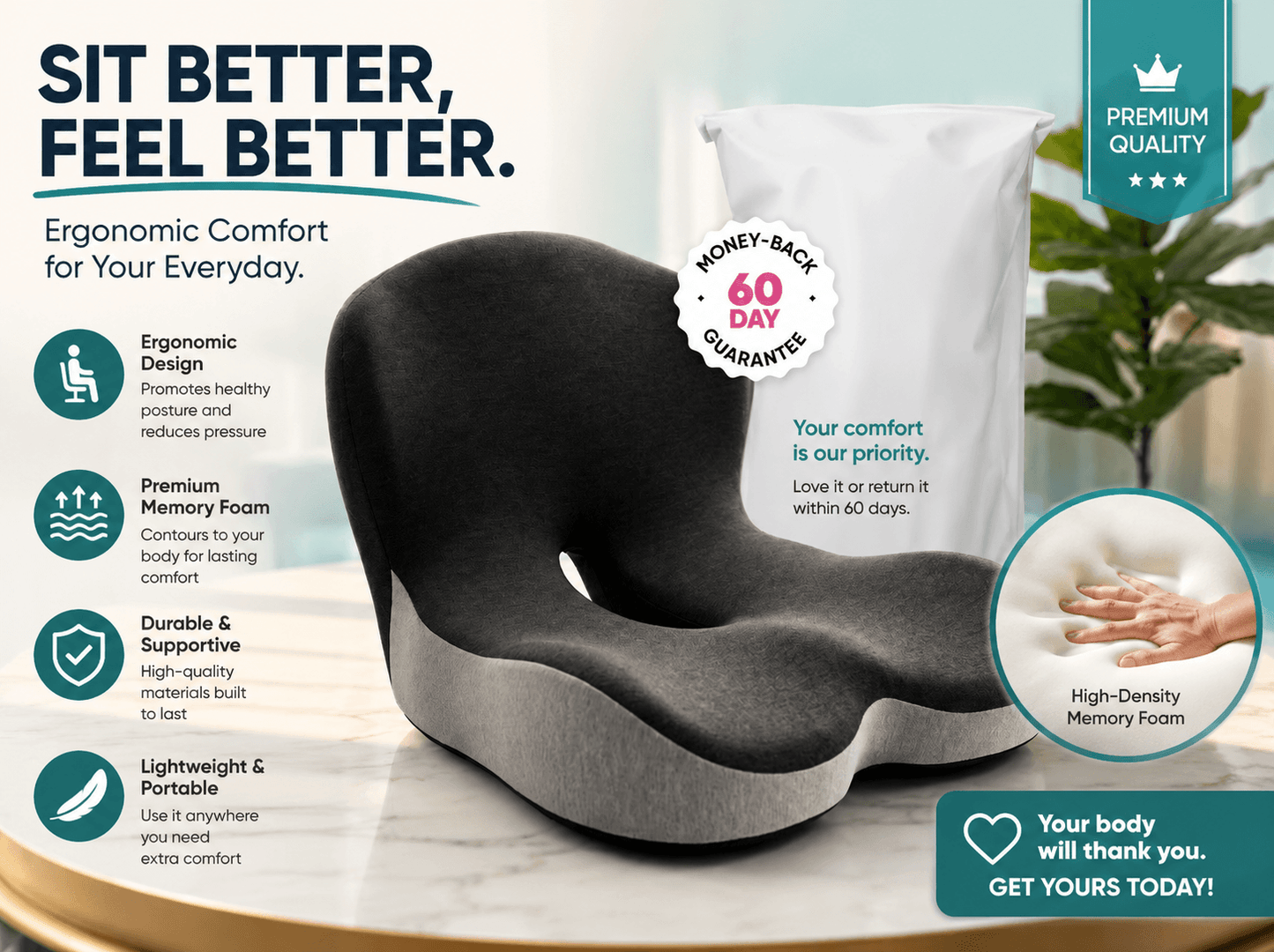 Lirie™ Orthopedic Cushion - FREE SHIPPING