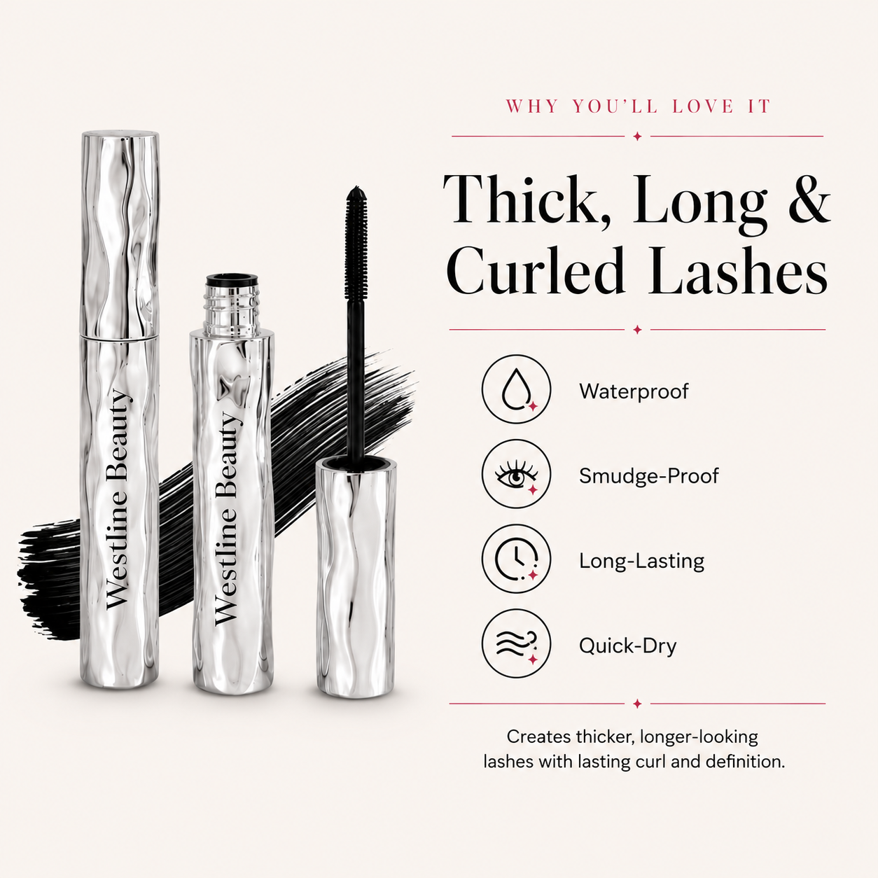 Waterproof Curling & Lengthening Mascara