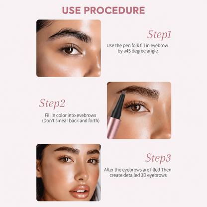 Waterproof Micro-Fork Eyebrow Pencil