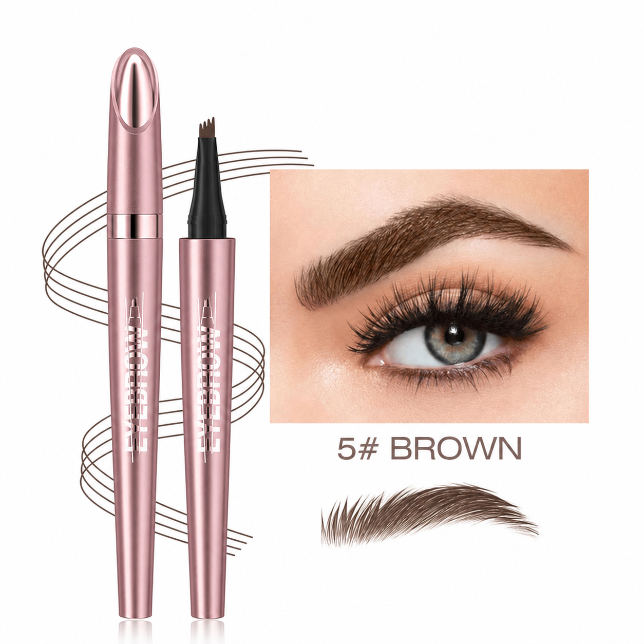 Waterproof Micro-Fork Eyebrow Pencil