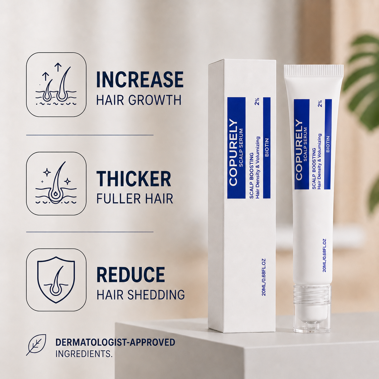 Advanced Scalp Renewal Serum — Fuller-Looking Hair Starts at the Scalp