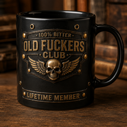 Old F*ckers Club Lifetime Member Double-Sided Collector Mug