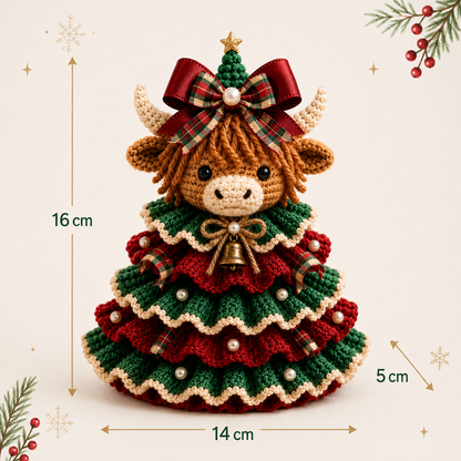 Crochet Animal Christmas Tree DIY Kit