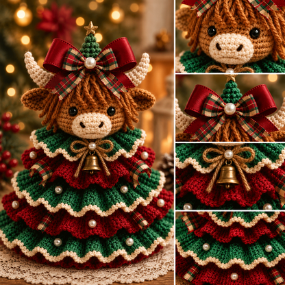 Crochet Animal Christmas Tree DIY Kit