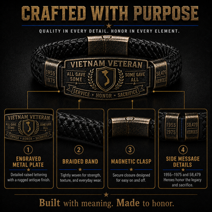 Vietnam Veteran Honor Bracelet
