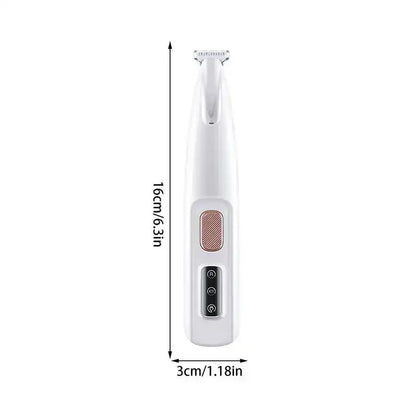 ✂️🐾Precision Pet Trimmer – Safe Grooming for Paws, Eyes & Tail with LED Light