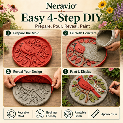 Garden Art Stepping Stone Mold💥