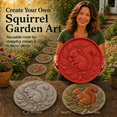 Garden Art Stepping Stone Mold💥
