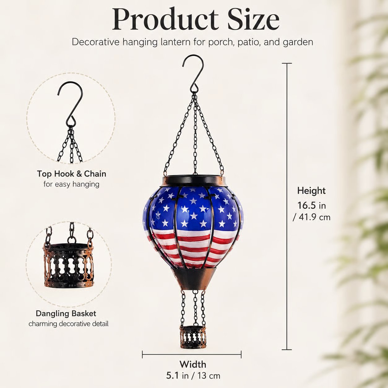 ✨250th Anniversary Solar Hot Air Balloon Lantern🏮