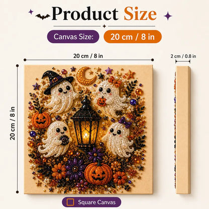 Halloween Pearl Art DIY Kit – Turn Tiny Pearls into Spooky-Cute Magic