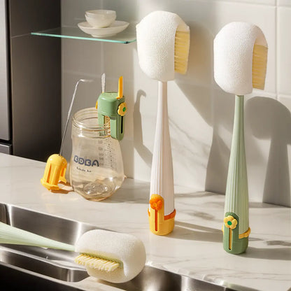 5-in-1 Multifunctional Bottle Brush for Kitchen Cleaning