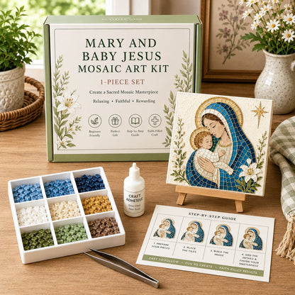 Nativity Sea Glass Art Kit