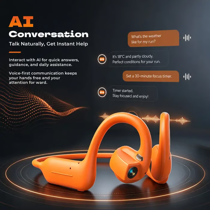 E12 Smart Bone Conduction Headphones