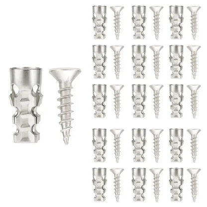 🔩 6×14mm Short Expansion Screw Set for Cabinet Hinge Repair & Stripped Thread Restoration