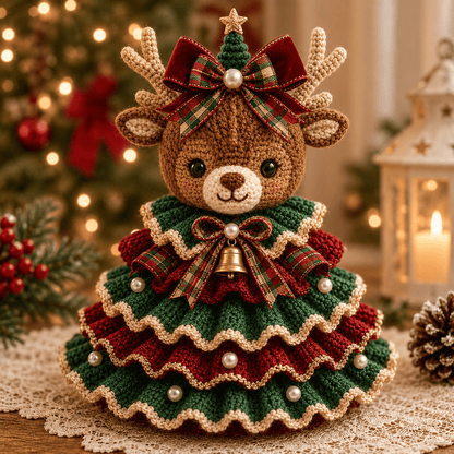 Crochet Animal Christmas Tree DIY Kit