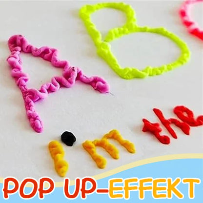 Magic 3D Puffy Paint Pens – Draw, Heat & Watch It Pop!