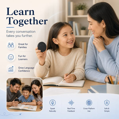 AI Real-Time Language Practice Companion – Supports 108 Languages