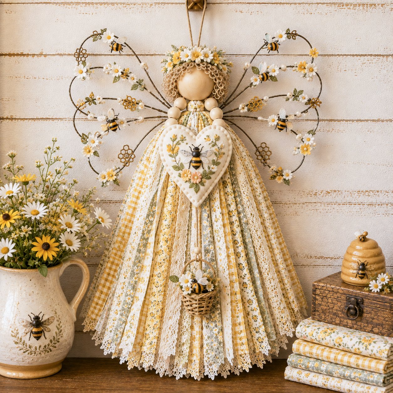 Angel Fabric Hanging DIY Kit