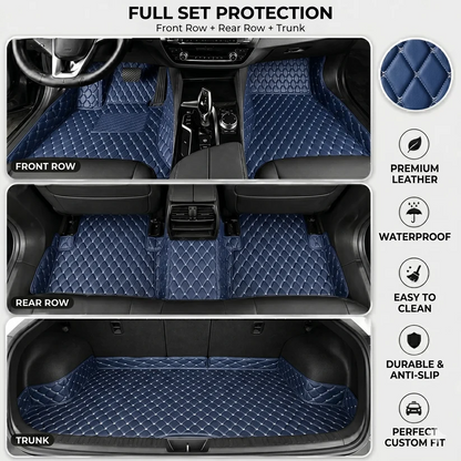 Elvile - Waterproof Non-slip Universal Fit Customized Floor Mats for Cars, SUVs, and Trucks