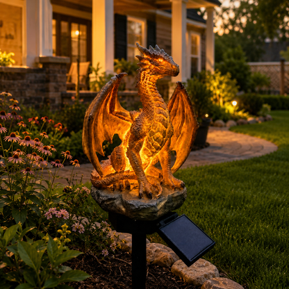 Amethyst Crystal Dragon✨️Solar Dragon Crystal Garden Light