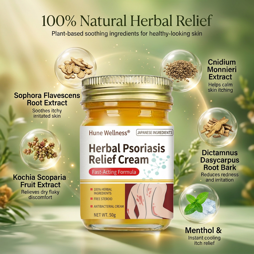 Herbal Psoriasis & Eczema Relief Skin Cream