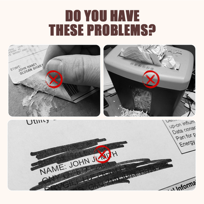 Privacy Protection Roller Stamp👣