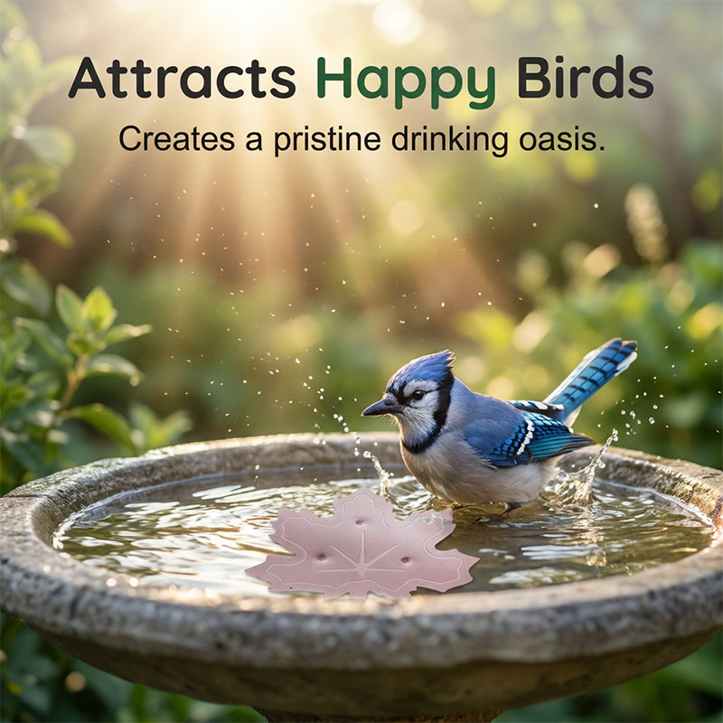 Universal Bird Bath Purifier | Keep Water Crystal Clear & Algae-Free 🕊️
