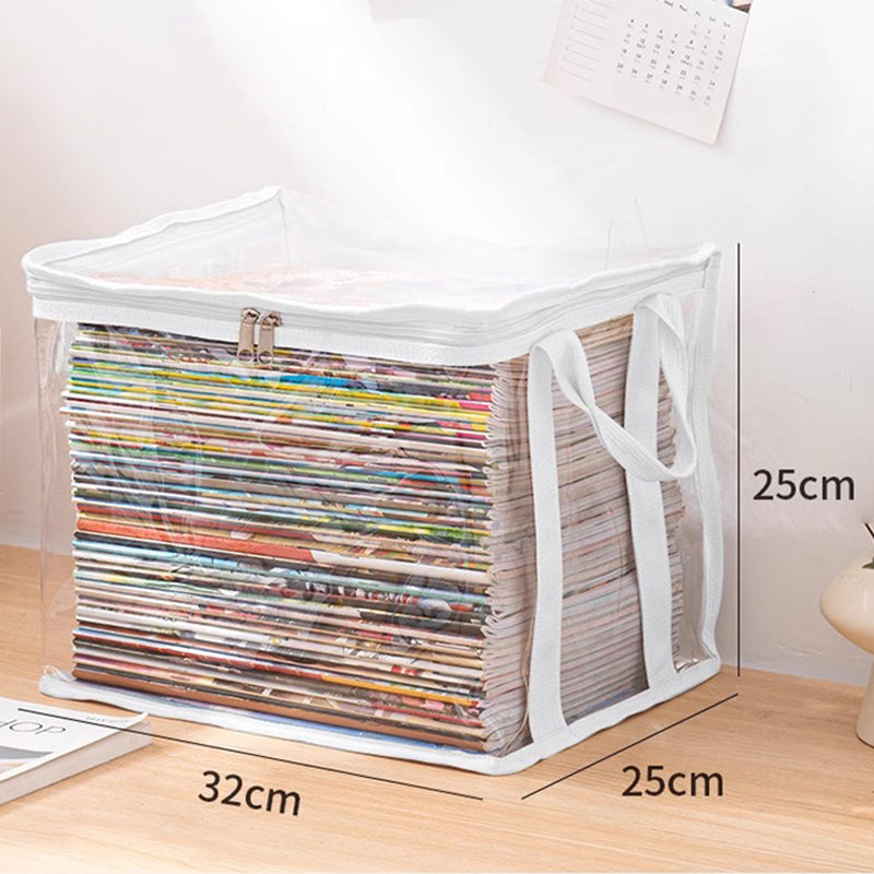 Portable Large Heavy-Duty Thick Plastic Clear Storage Box with Hinged Lid | Home, Travel & Camping