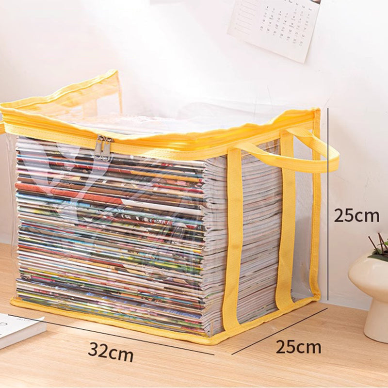 Portable Large Heavy-Duty Thick Plastic Clear Storage Box with Hinged Lid | Home, Travel & Camping