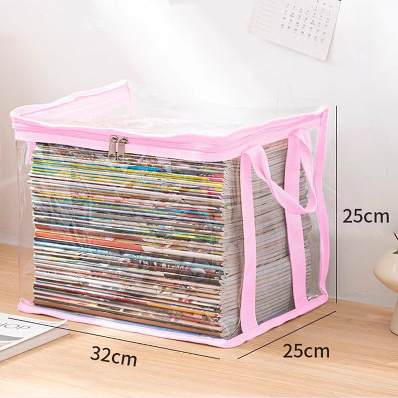 Portable Large Heavy-Duty Thick Plastic Clear Storage Box with Hinged Lid | Home, Travel & Camping